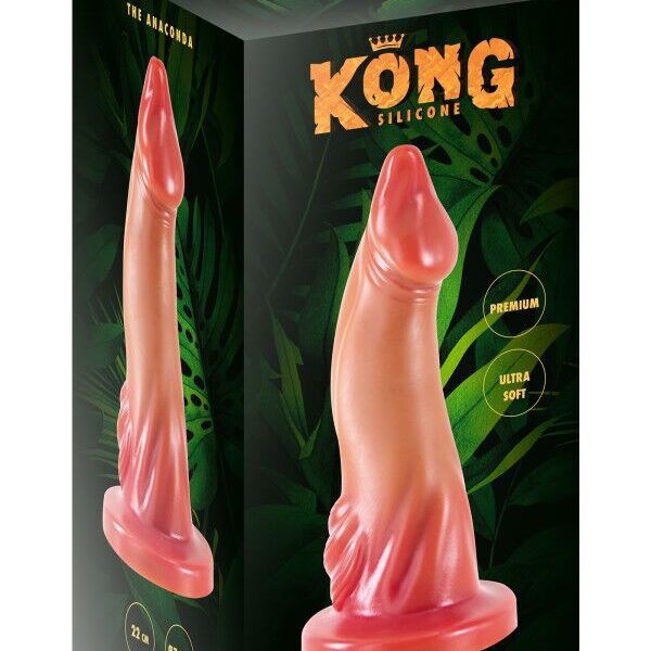 Фентезійний фалоімітатор Kong Silicone The Anaconda