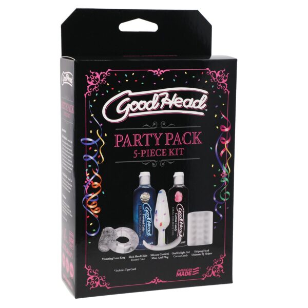Набір Doc Johnson GoodHead - Party Pack - 5 Piece Kit (м'ята упаковка!!!)