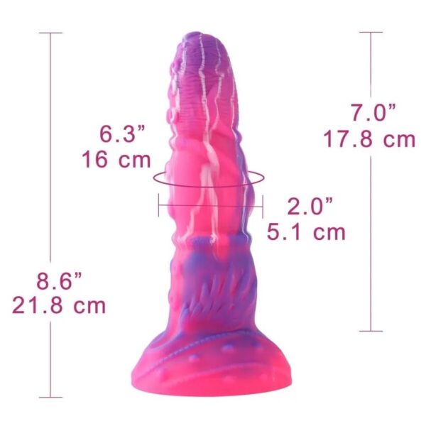 Силіконовий дилдо Hismith Silicone Tentacle Dildo Monster Series