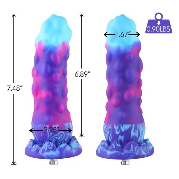 Силіконовий дилдо Hismith 7.48" Silicone Dildo HSA138 Monster Series