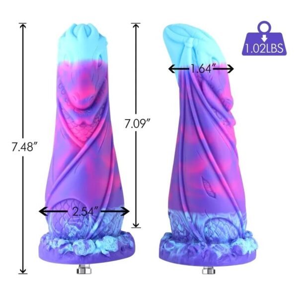 Силіконовий дилдо Hismith 7.48" Silicone Dildo HSA139 Monster Series