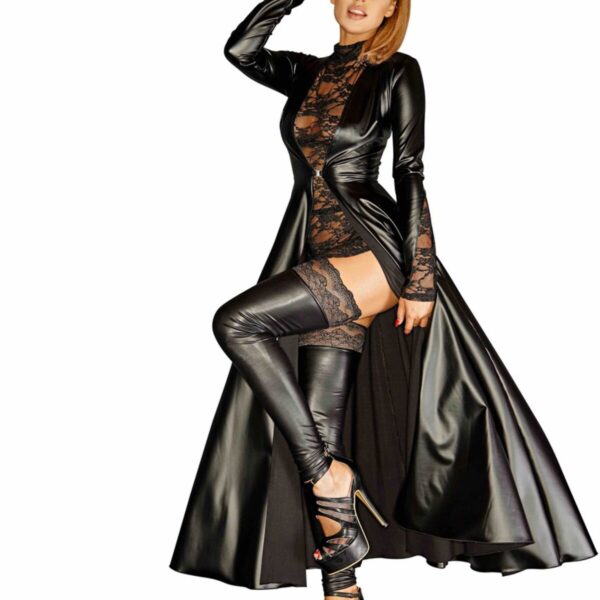 Сукня Noir Handmade F128C Powerwetlook gown coat - S