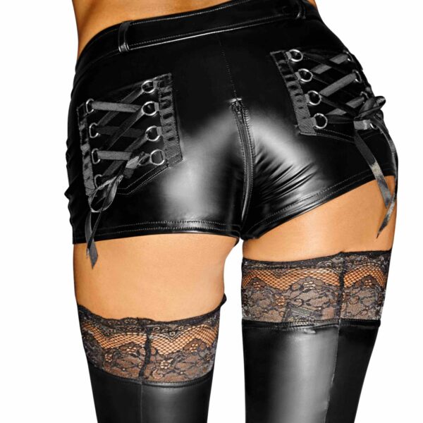 Шортики Noir Handmade F138 Powerwetlook shorts - M