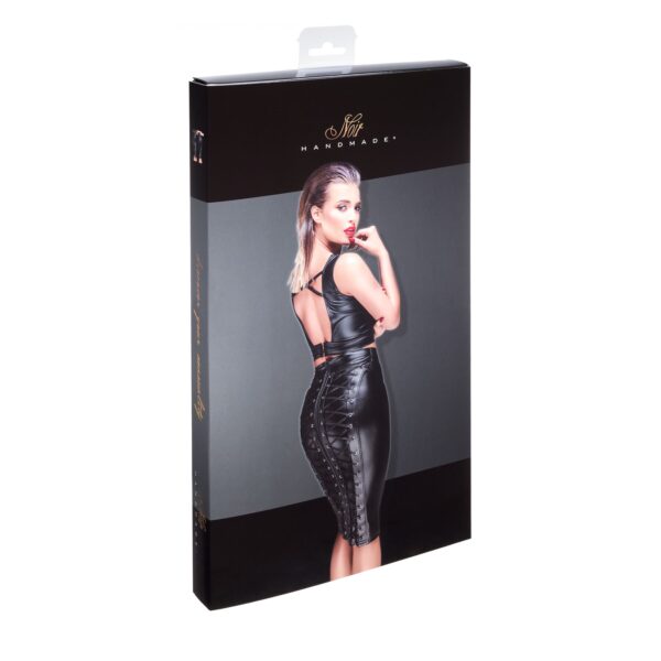 Спідниця Noir Handmade F152 Powerwetlook pencil skirt - S