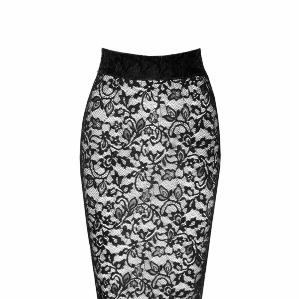 Спідниця Noir Handmade F302 Ambivalence lace up midi skirt - S