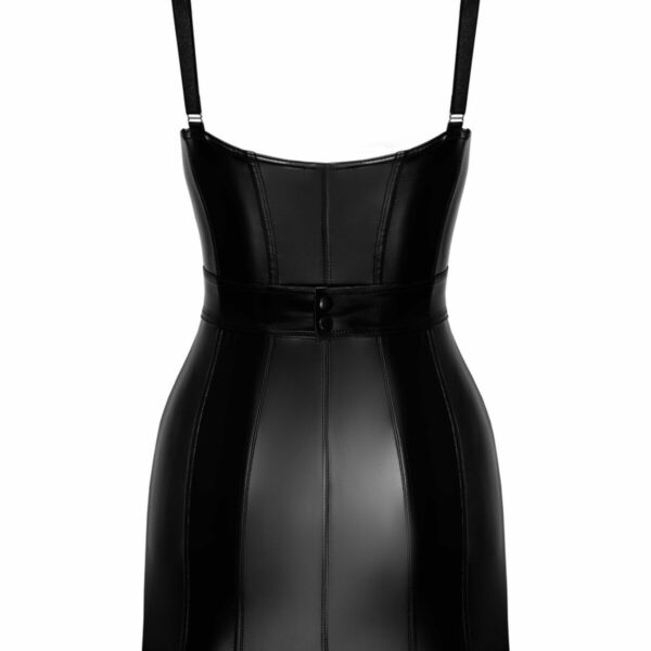 Сукня Noir Handmade F320 Starlet wetlook minidress with ring belt - S