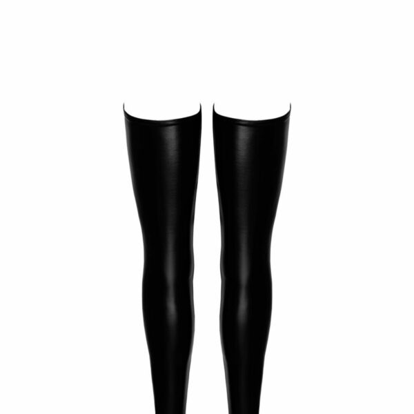 Легінси з відкритими стегнами Noir Handmade F323 Rebel wetlook chaps - S