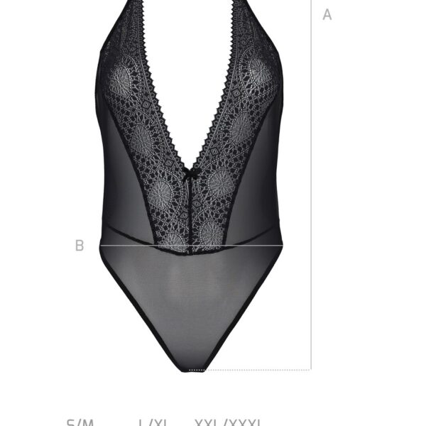 Боді Passion DROSERA BODY black S/M - ECO Passion