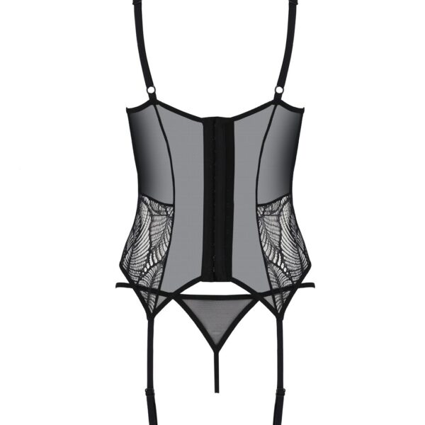 Корсет Passion LEAFA CORSET black L/XL - ECO Passion