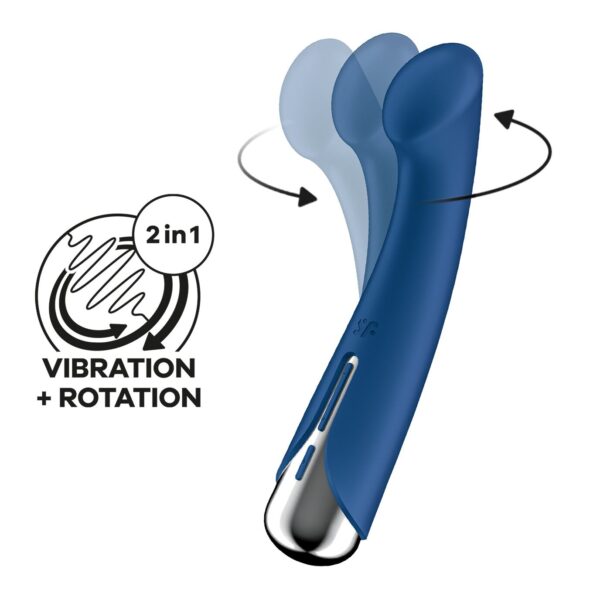 Вібратор Satisfyer Spinning G-Spot 1 Blue