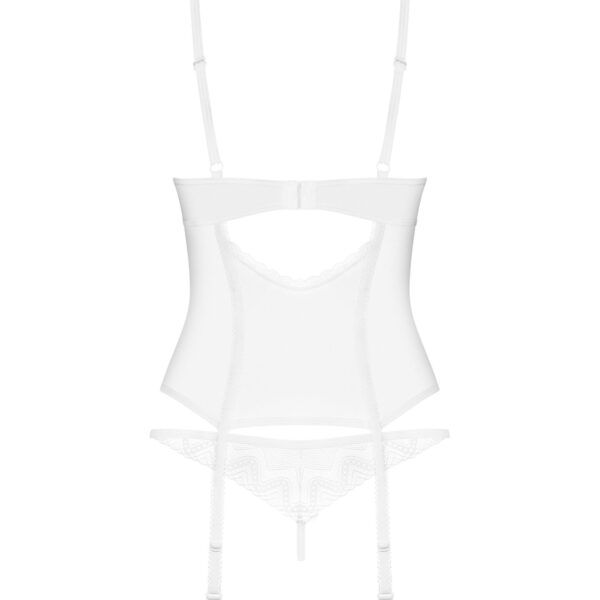 Корсет Obsessive Alissium corset & thong XS/S