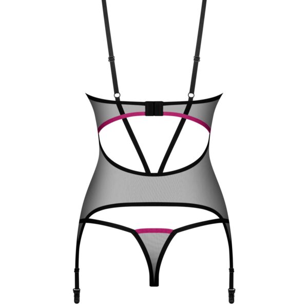 Корсет Obsessive Novenes corset & thong XS/S