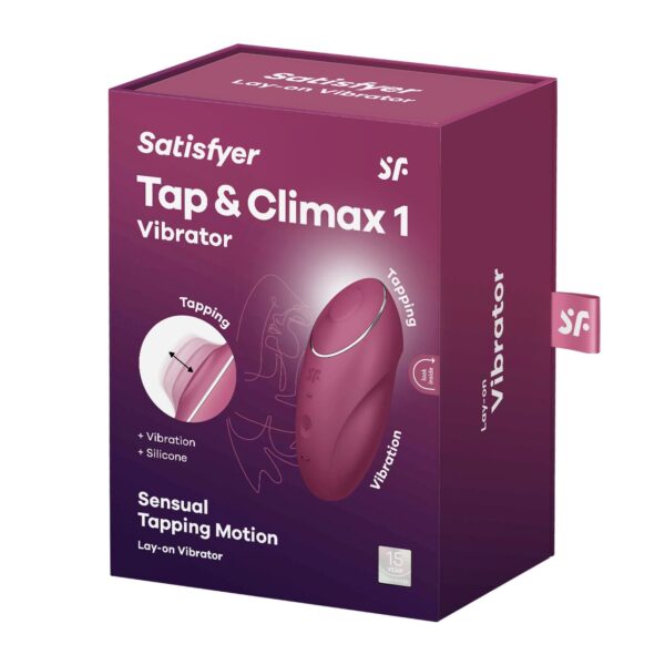 Вібратор Satisfyer Tap & Climax 1 Red