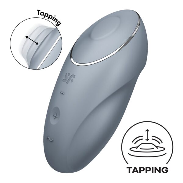 Вібратор Satisfyer Tap & Climax 1 Bluegrey