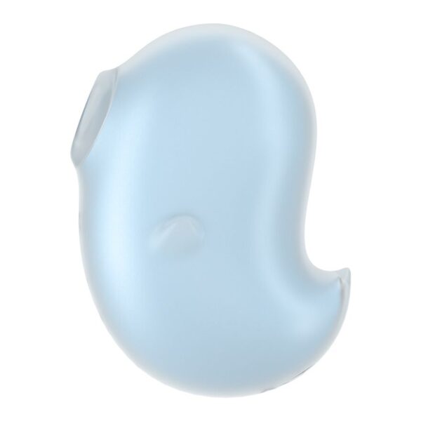 Вакуумний кліторальний стимулятор із вібрацією Satisfyer Cutie Ghost Blue