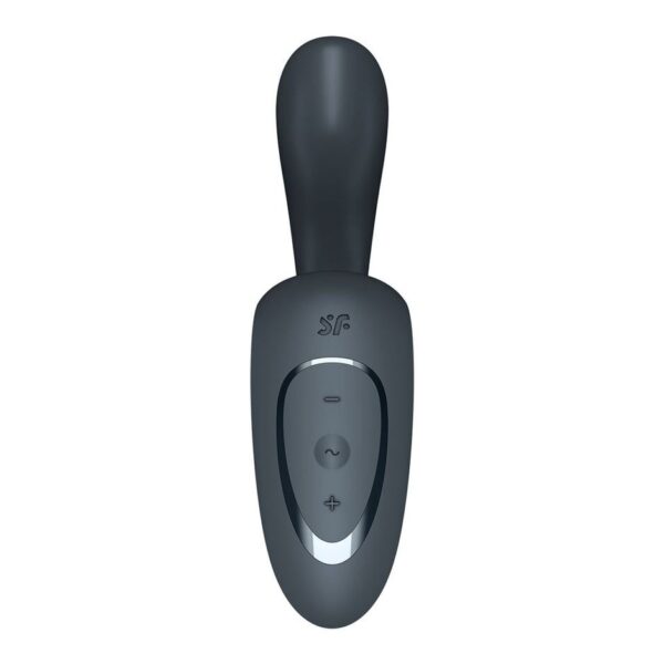 Вагінально-кліторальний вібратор Satisfyer G for Goddess 1 Dark Grey, 2 мотори