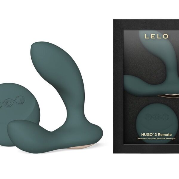 Масажер простати LELO Hugo 2 Remote Green