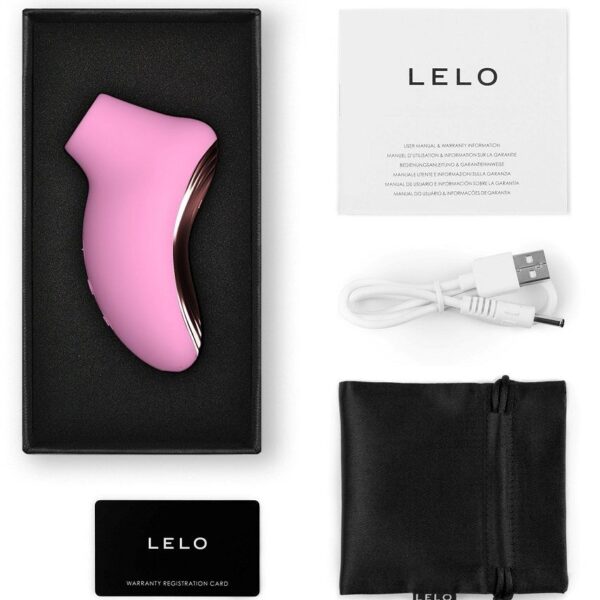 Звуковий стимулятор клітора LELO SONA 2 Travel Pink