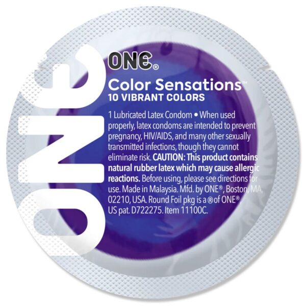 Презерватив ONE Color Sensations - Struck by ONE (Lavender) 1 шт