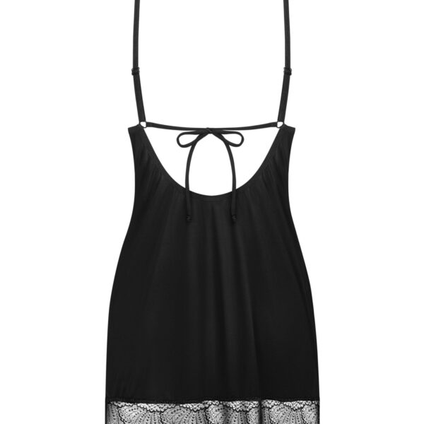 Пеньюар і трусики Obsessive Lobellis chemise & thong M/L