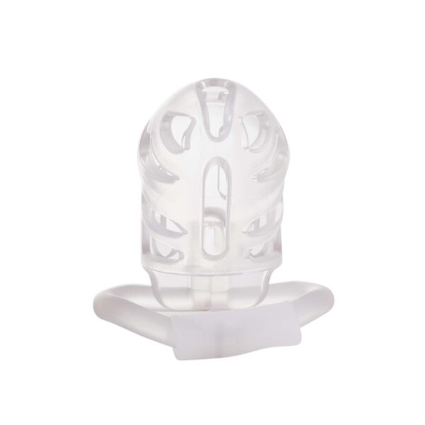 Клітка для пеніса LOCKINK SEVANDA Plastic Penis Chastity Cage - Transparent