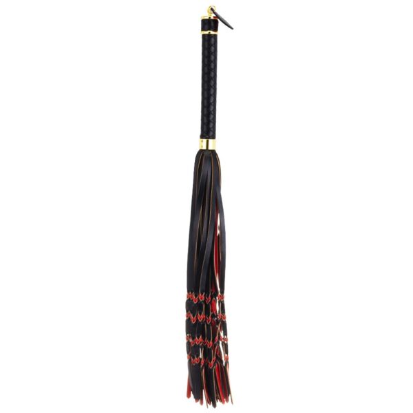 Флогер LOCKINK SEVANDA Red & Black Braided Tail Flogger