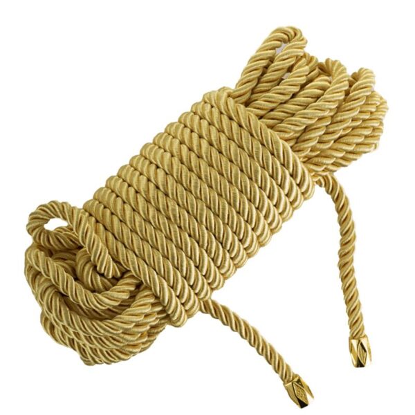 Мотузка для шибарі LOCKINK SEVANDA Shibari Pratice Rope Golden, 8 метрів