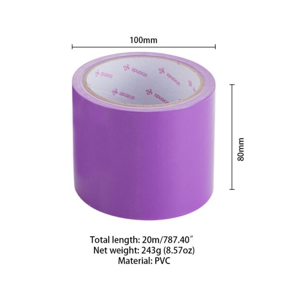 Електростатична стрічка для бондажу LOCKINK SEVANDA Electrostatic Tape - Purple Tape, 16 м