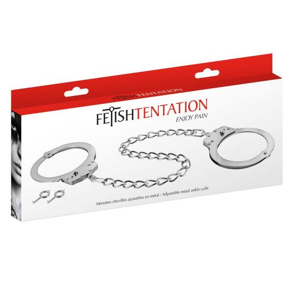 Поножі Fetish Tentation Adjustable metal ankle cuffs