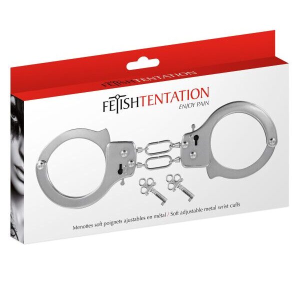 Наручники Fetish Tentation Soft adjustable metal wrist cuffs