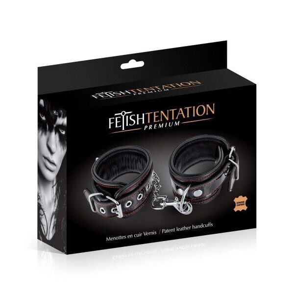 Наручники Fetish Tentation Premium Patent leather handcuffs