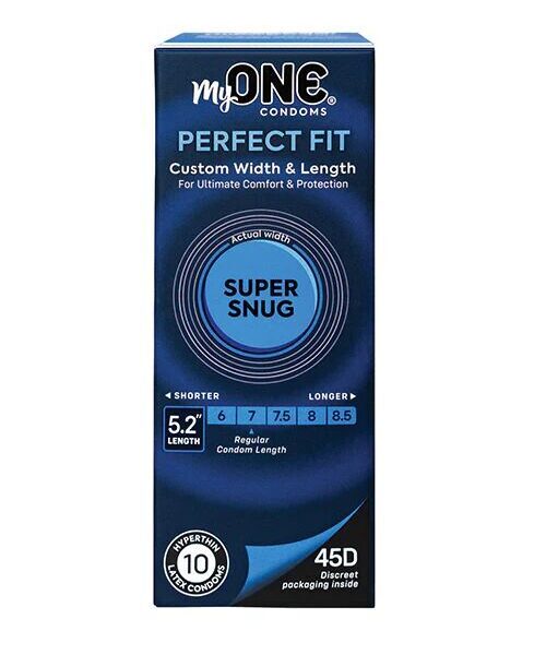 Презервативи MyONE Super Snug 10 шт, картонна коробка (м'ята упаковка!!!)