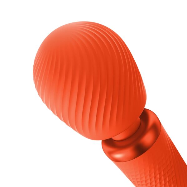 Вібромасажер Fun Factory VIM Vibrating Wand sunrise orange, суперпотужний та легкий, до 6 годин роботи