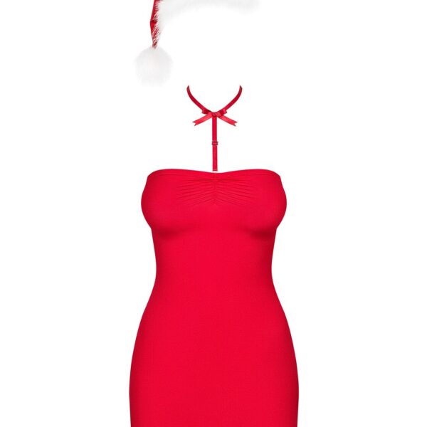 Сорочка Obsessive Kissmas chemise red S/M