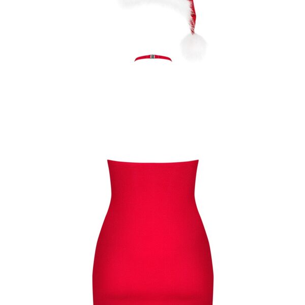 Сорочка Obsessive Kissmas chemise red S/M