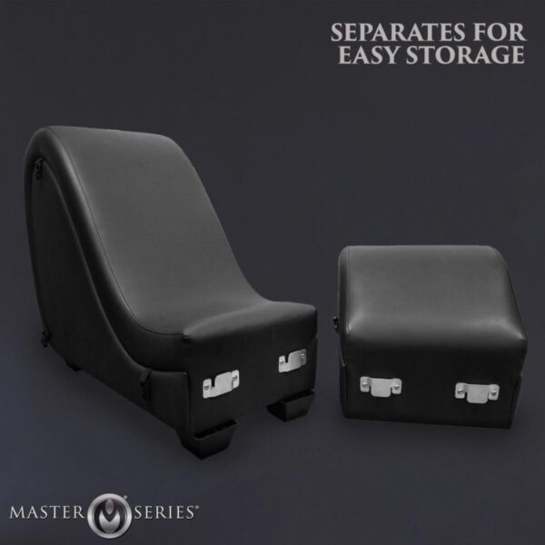 Секс-крісло з подушками Master Series Kinky Sex Lounge with Cushions - Black