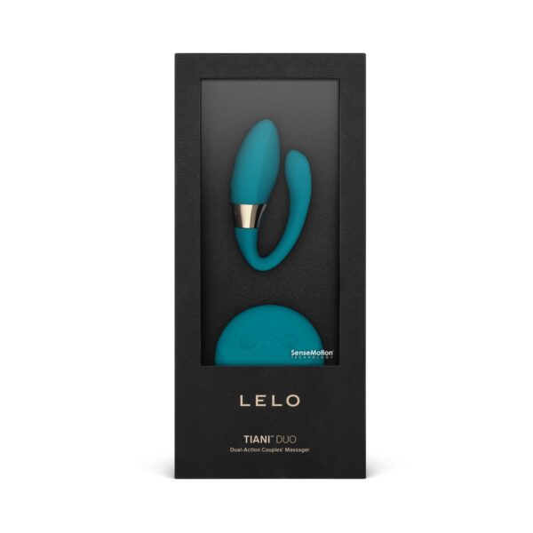 Вібратор для пар LELO Tiani Duo Ocean Blue, 2 мотори, пульт ДК