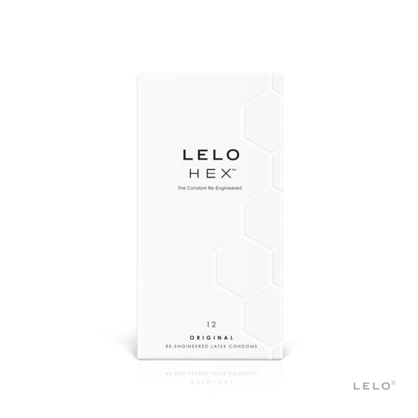 Презервативи LELO HEX Condoms Original 12 Pack, тонкі та суперміцні