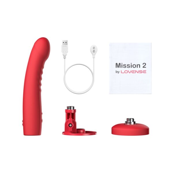 Дилдо з вібрацією Lovense Mission 2 Vibrating suction cup dildo