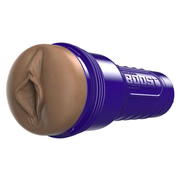 Мастурбатор-вагіна Fleshlight Boost Bang Medium Dark Flesh, плаваючі кільця Turbo Tech