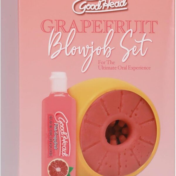 Набір для мінету Doc Johnson GoodHead Grapefruit Blowjob Set - Yellow