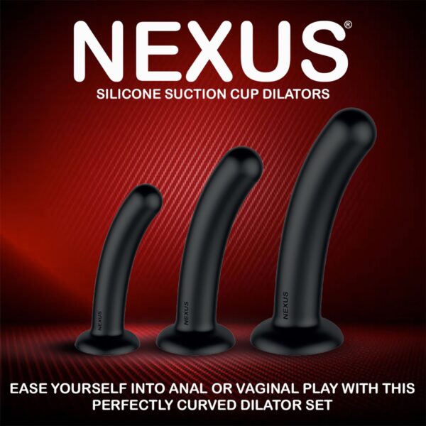 Набір дилдо Nexus Dilating Set (17см, 15см, 12,5см)