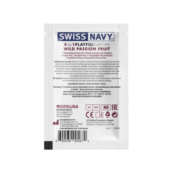 Пробник Swiss Navy 4 in 1 Wild Passion Fruit 5 мл