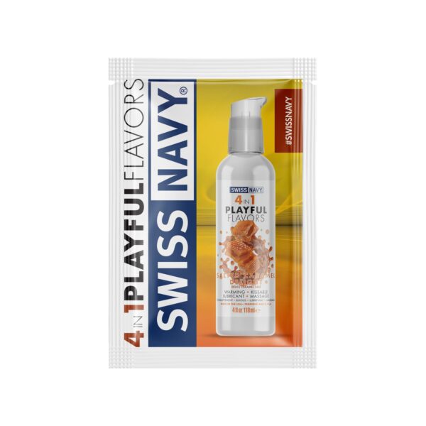 Пробник Swiss Navy 4 in 1 Salted Caramel Delight 5 мл