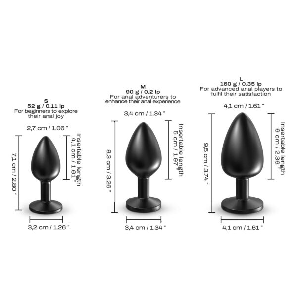 Анальна пробка Dorcel ONIX PLUG L