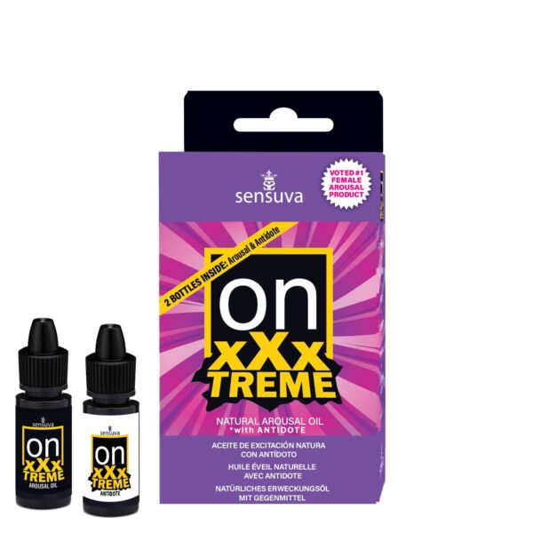 Збуджувальні краплі для клітора Sensuva On xXxTREME Arousal Oil (5 мл) with Antidote (5 мл)