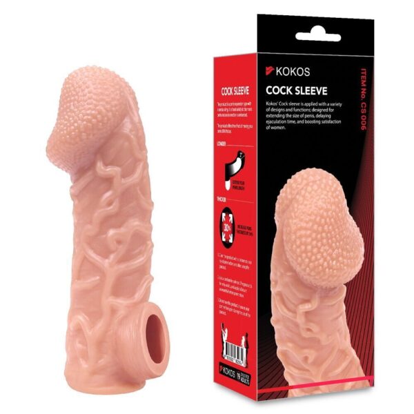 Насадка на член Kokos Cock Sleeve CS 006 L (м'ята упаквка!!!)