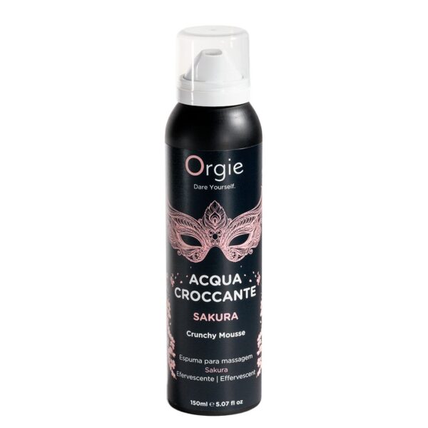 Масажна пінка Orgie – Acqua Croccante Sakura (150 мл), ефект бульбашок, що лопаються