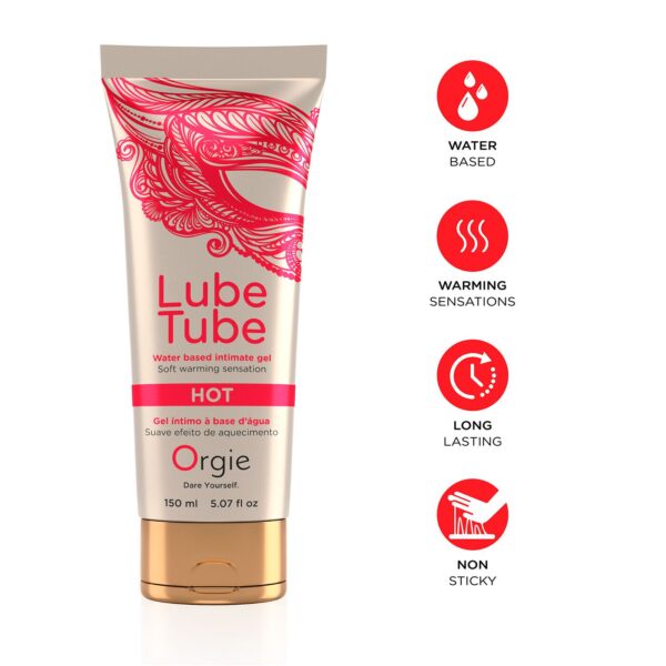 Лубрикант на водній основі Orgie - Lube Tube Hot (150 мл)