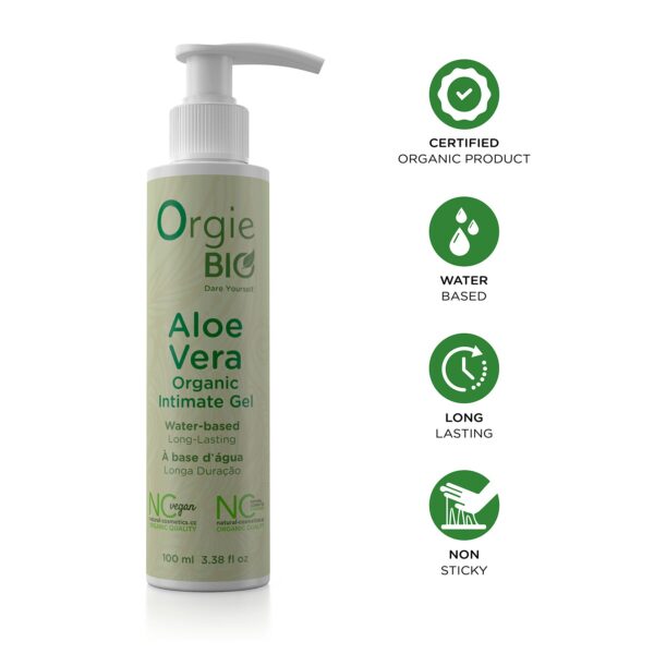 Гель для інтимної гігієни Orgie – Bio Aloe Vera Organic Intimate Gel (100 мл) з алое вера